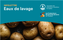 INFOLETTRE : Eaux de lavage de fruits et légumes